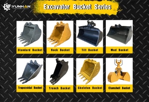 YHCM Construction Machinery Accessories 180 Degree <strong>Rotating</strong> <strong>Tilt</strong> Hydraulic Excavator 1-30ton <strong>Tilt</strong> Bucket - Product Image 6