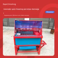 Machine à battre le riz électrique et à essence, pour usage humide et sec, neuve et d'occasion, récolteuse de semences pour arachides et maïs, applicable aux exploitations agricoles
