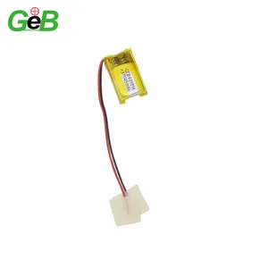 Mini batería de polímero de litio de compra a granel GEB 401018 3,7 V 45mAh con batería recargable PCB Lipo para reloj inteligente USB pequeño