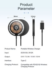 La <span class=keywords><strong>mejor</strong></span> almohadilla de carga rápida inalámbrica 3 en 1 de 15W, <span class=keywords><strong>cargador</strong></span> inalámbrico Universal para teléfono móvil para <span class=keywords><strong>iPhone</strong></span> para 11 <span class=keywords><strong>12</strong></span> 13 14 Pro Max - Product Image 5
