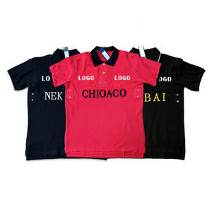 Polos de Golf Personalizados con Logotipo Unisex, Polos de Punto de Algodón 100% de Calidad para <span class=keywords><strong>Hombre</strong></span>, Polos Bordados al por Mayor - Product Image 2
