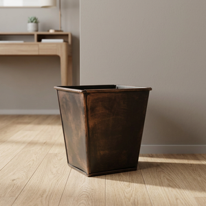 Adorable Look Metal Rectangular <b>Planter</b> Tall Grey Pots for Floor Wall Home Decorations & Indoor - Indian Home Crafts - Product Image 3