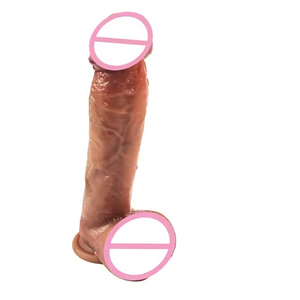 Dildo réaliste avec ventouse puissante, en silicone souple, jouet sexuel pour adultes, prépuce réaliste en silicone liquide pour femmes - Product Image 1