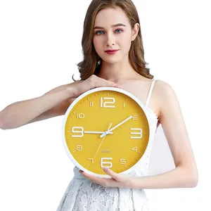 Orologi digitali decorativi per la casa da 30cm orologio da parete moderno dal design semplice orologio da parete 3d personalizzato Reloj de pared