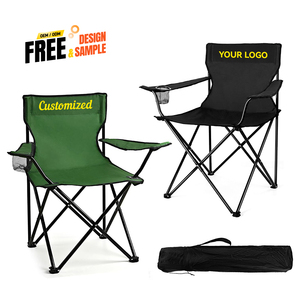 Chaise pliante moderne personnalisable pour l'extérieur, idéale pour le camping, les voyages, la plage, le jardin, le parc, en tissu Oxford et fer, pour la randonnée et la pêche - Product Image 4