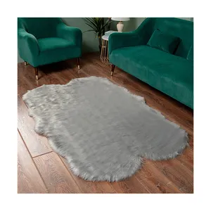 Various Living Room Home Warm Plush Floor Rugs Fluffy Mats Faux Fur Area Rugs Faux Sheepskin Rug Fur Carpet
