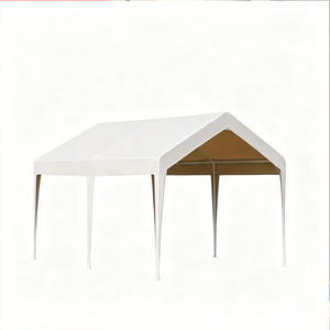 Cochera exterior Zheng Hao de tela Oxford con estructura de acero inoxidable para patio de casa, protección contra lluvia y sol - Product Image 3