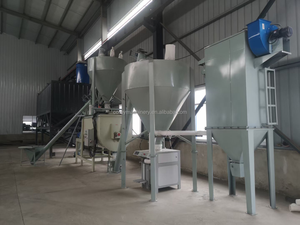 8-10ton/saat basit tam otomatik kuru karışım beton harcı üretim karıştırma tesisi - Product Image 5