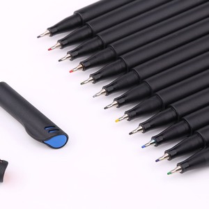 Pena Fineliner warna kustom Set Marker 0.4mm Tips perencana menggambar pena garis halus untuk jurnal - Product Image 3