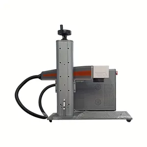 Full Automatic Label Fiber Laser Marking Machines Label Rewinder Machine