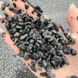 High Quality Black Stones Black Pebbles Used For Paving Gardens Buildings Etc