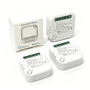 Mini Interruptor Inteligente Tuya de 10A, WiFi, con/sin Neutro, Control Remoto por Aplicación, Temporizador, Interruptor de Circuito DIY, Compatible con Alexa y Google Home - Product Image 1
