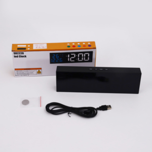 Thông Minh Jumbo LED Hiển Thị Báo Động Nhiệt Độ Đồng Hồ Với Thời Gian Ngày Tuần Báo Lại Tự Động Mờ Điều Khiển Bằng Giọng Nói Cho Nhà Văn Phòng Đồng Hồ Sử Dụng - Product Image 5