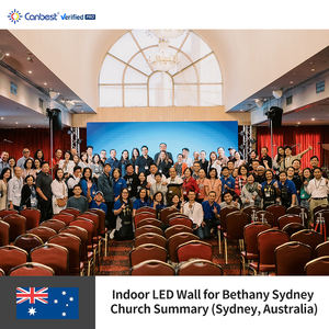 شاشة عرض داخلية Canbest Fiw P1.8 من 5120X2400Mm 16.4X7.8Ft لكنيسة Bethany sydny في أستراليا - Product Image 3