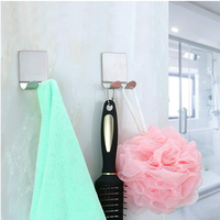 Crochet pour rasoir, support de 2 pièces, crochet de douche, en acier inoxydable, auto-adhésif, robuste, crochets de stockage