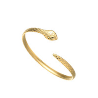 Gelang Manset Fashion Wanita Trendi Terbaru, Perhiasan Punk Logam Emas Multi-Layer Geometris Hati Bintang Ular, Gelang Terbuka