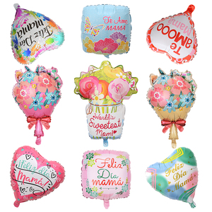 Ballons en aluminium en forme de cœur pour la fête des mères, parfaits pour les décorations de fête de la fête des mères. - Product Image 5