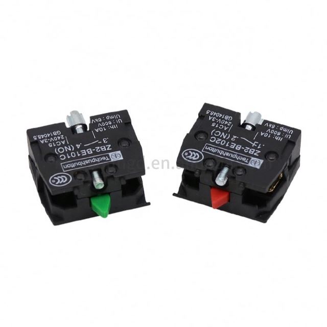 Contact Block ZB2-BE101C Normal unpack NO ZB2-BE102C NC Pushbutton Joystick Switch Replaces TELE 10A 600V