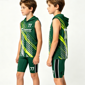 Maillots de football élastiques pour jeunes 7v7, maillots 5v5, uniformes de football 7 sur 7 - Product Image 2