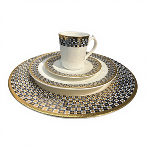 Juego de 8 Platos de Porcelana Fina, Elegantes y Duraderos, para Bodas, Restaurantes y Fiestas, Aptos para Lavavajillas - Product Image 4