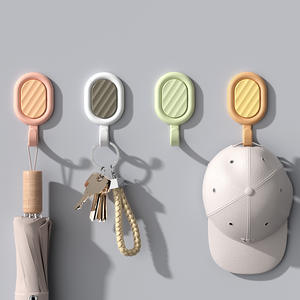 Gancho Adhesivo Corrugado para Pared, Capacidad de Carga de 3 kg, Material ABS, Sin Rastro, Sin Perforaciones, para Uso en el Hogar y Dormitorios - Product Image 2