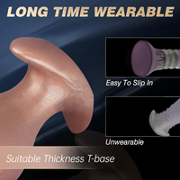 Plug anal géant en silicone pour massage de la prostate, étanche et portable. Jouet sexuel anal pour couples, hommes et femmes.
