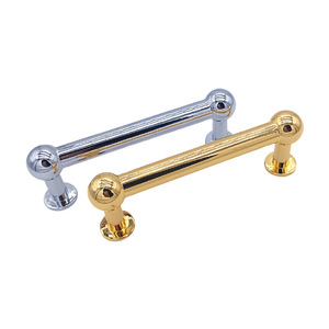Minimalist Zinc Alloy Cabinet <b>Door</b> Handle 124MM Bar Shape Durable Furniture Drawer Handle <b>Silver</b> Gold Nordic Style - Product Image 4