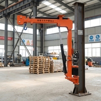 Grue électrique mobile Retriek Industries 1 tonne, capacité de charge 2 tonnes, hauteur de levage maximale 6 m, tension 240 V, palan de construction