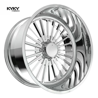 Jantes de voiture de course forgées Kyky 21 pouces à rebord profond, jantes monobloc forgées, jantes de voiture en alliage brossé personnalisées pour SUV
