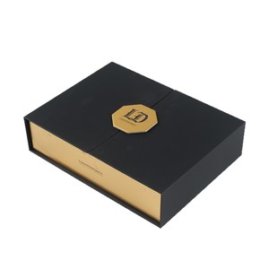 Double Door Gift <b>Box</b> Paper Custom Jewelry Cosmetic Packaging New Year Gift Set Wenzhou Origin 001 - Product Image 3