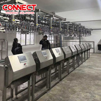 Machine de pesage et de calibrage automatique multi-plateaux contrôlée par PLC pour viande de poulet, œufs, poisson, huîtres, calamars, fruits et légumes