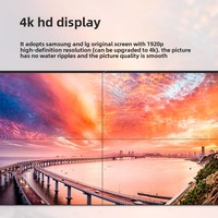 Layar Splicing Multi-Panel pemutar iklan, layar LCD Video 2x2x3 HD dalam ruangan 55 inci dengan Bezel 0.88mm sempit