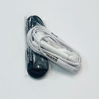 Écouteurs filaires 3,5 mm avec câble plat et microphone intégré, écouteurs intra-auriculaires avec micro, adaptés aux écouteurs S6 S7