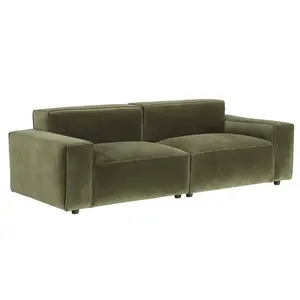 ATUNUS sofá seccional modular nórdico de plumas fácil y conveniente salas de estar cómodo sofá blanco con Chaise - Product Image 1