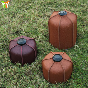 In stock: Outdoor <b>camping</b> <b>gas</b> canister protective cover, PU leather, 230g/450g, <b>gas</b> canister protective cover, high-altitude - Product Image 3