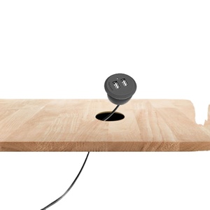 Custom Double USB Round Size <strong>Socket</strong> Sofa Bedsize Table Power <strong>Socket</strong> LED <strong>Socket</strong> - Product Image 1