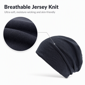 Gorro de Bambú y Algodón Suave y Transpirable para Pérdida de Cabello, Gorro Ligero y Delgado de Talla Grande para Pacientes con Cáncer - Product Image 2