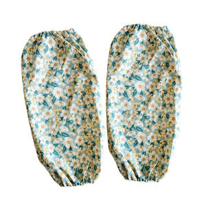Nuevas Mangas Protectoras de Estilo Campestre con Estampado Floral Azul Pequeño, de Poliéster y Algodón, Resistentes al Agua, para Uso Diario, para Adultos - Product Image 5