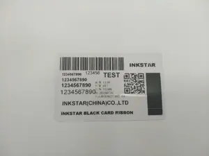 IC negro de PVC tarjeta de color de cinta Cinta de transferencia térmica cinta de impresora compatible Evolis cebra HITI Zenius escondió FARGO