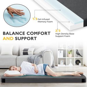 Không thấm nước có thể gập lại bộ nhớ bọt cắm trại xe Roll-up Nệm bền Du lịch ngủ <span class=keywords><strong>pad</strong></span> với túi lưu trữ - Product Image 4