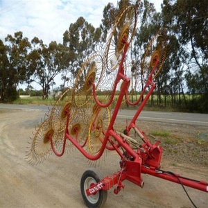Râteau à disques rotatif <span class=keywords><strong>pour</strong></span> <span class=keywords><strong>tracteur</strong></span>, type suspension, <span class=keywords><strong>pour</strong></span> recyclage d'herbe, de paille et de feuilles - Product Image 4