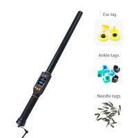 Lector de Microchip Animal FDX-B HDX de 134.2Khz, USB2.0 y BT4.2, Escáner de Rastreo de Etiquetas Auriculares para Animales, Incluye Software para PC