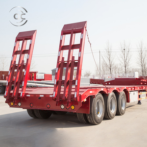 ZW Group 3/4 Axles 60-100ton Heavy Duty Hydraulic Gooseneck Lowbed Semirremolque para África - Product Image 6