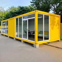Maison conteneur de 20 pieds à toit pointu détachable, design respirant, marque STC, utilisation postmoderne pour chantier temporaire, garantie 5 ans