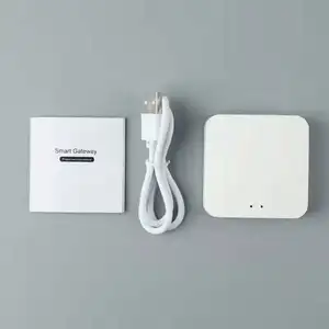 Controle remoto casa inteligente, rede sem fio zigbee gateway com fechadura da porta wifi inteligente