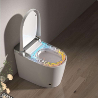 Toilette intelligente moderne, installation facile, gain de place, toilette intelligente à poser au sol pour les projets de rénovation de la maison