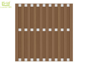 Panel de valla WPC para exteriores, tablero compuesto de madera <span class=keywords><strong>y</strong></span> plástico - Product Image 2