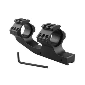 Support de lunette de visée cantilever pour la chasse, double anneau, compatible avec les lunettes tactiques à tube de 25,4/30 mm, pour rail de 11 mm - Product Image 1