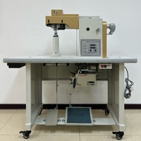 Machine informatisée JOCKY JK-296 pour le collage, la séparation et le battage des bords en cuir, pour l'industrie de la tannerie