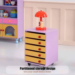 <span class=keywords><strong>Commode</strong></span> <span class=keywords><strong>de</strong></span> chambre à coucher moderne en pin massif violet, durable, à 5 tiroirs, <span class=keywords><strong>table</strong></span> <span class=keywords><strong>de</strong></span> <span class=keywords><strong>chevet</strong></span> design Dopamine avec poignées en acier - Product Image 5